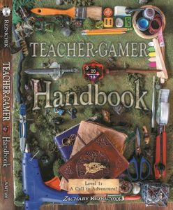Teacher Gamer Handbook Cover Spine